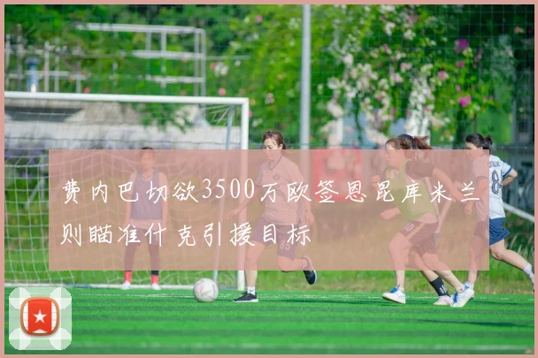 费内巴切欲3500万欧签恩昆库米兰则瞄准什克引援目标